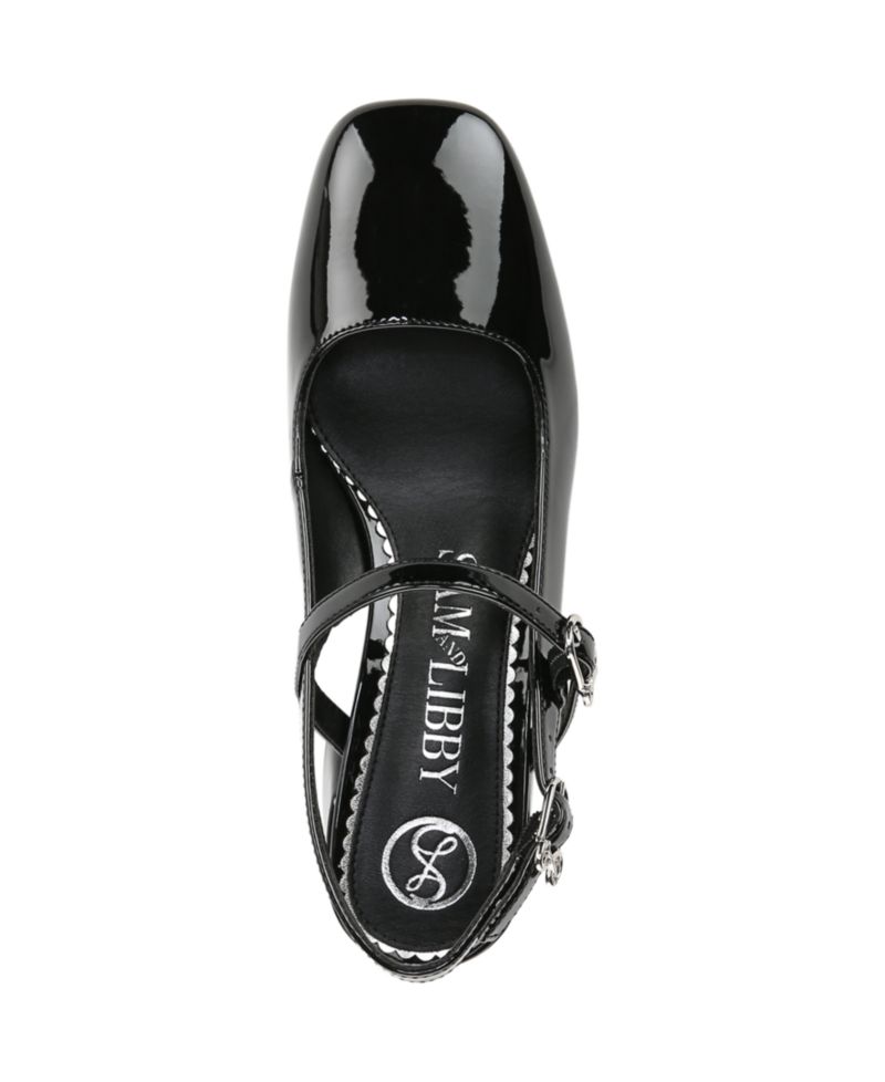 Women's Grace Block Heel Slingback Mary Jane Pumps