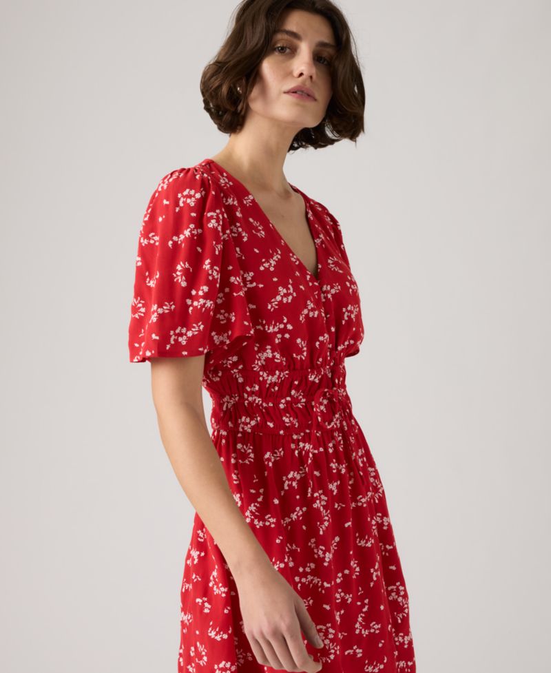 Women's Rylan V-Neck Mini Crepe Dress