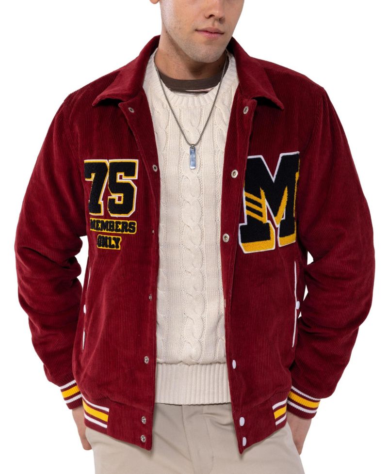 Men's Corduroy Varsity Jacket