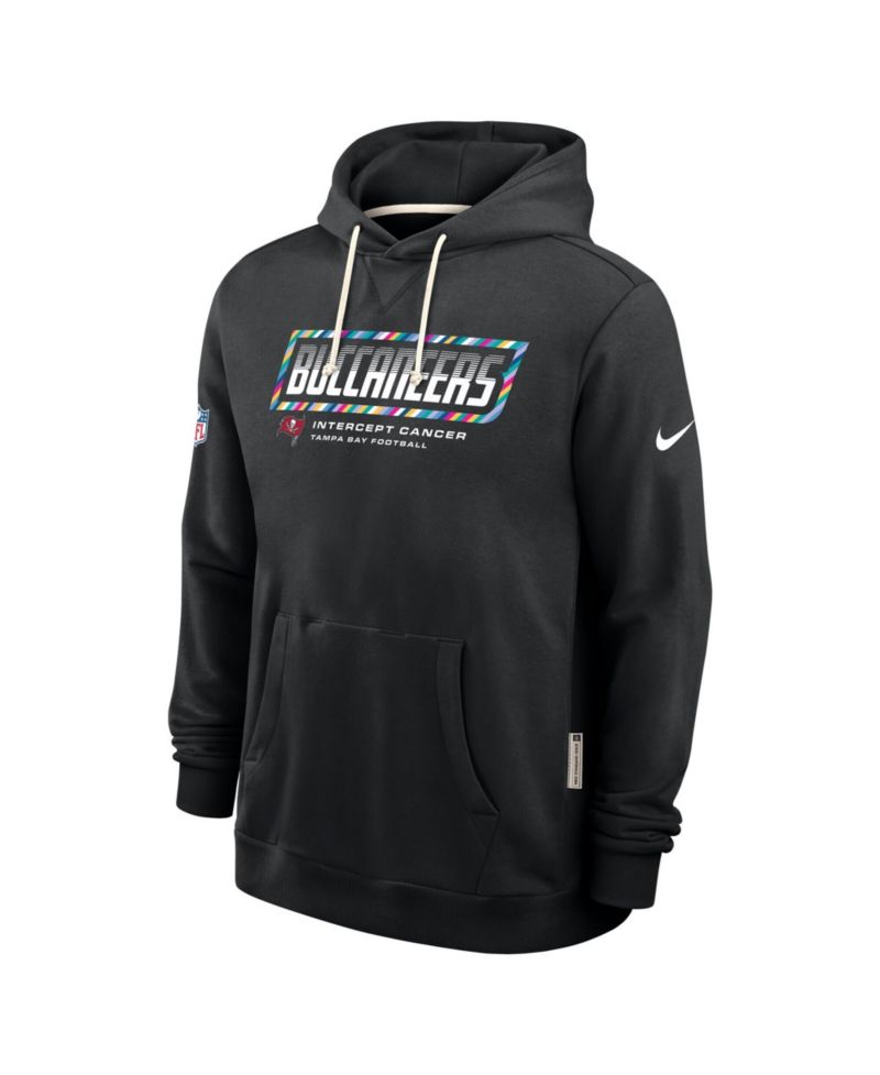 Men's Black Tampa Bay Buccaneers 2026 NFL Cruical Catch Sideline Dri-Fit Pullover Hoodie
