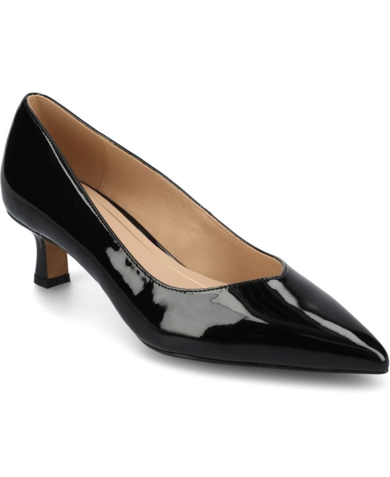 Women's Pammie Pointed Toe Kitten Heel Pumps