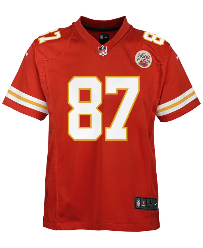 Travis Kelce Kansas City Chiefs Game Jersey, Big Boys (8-20)