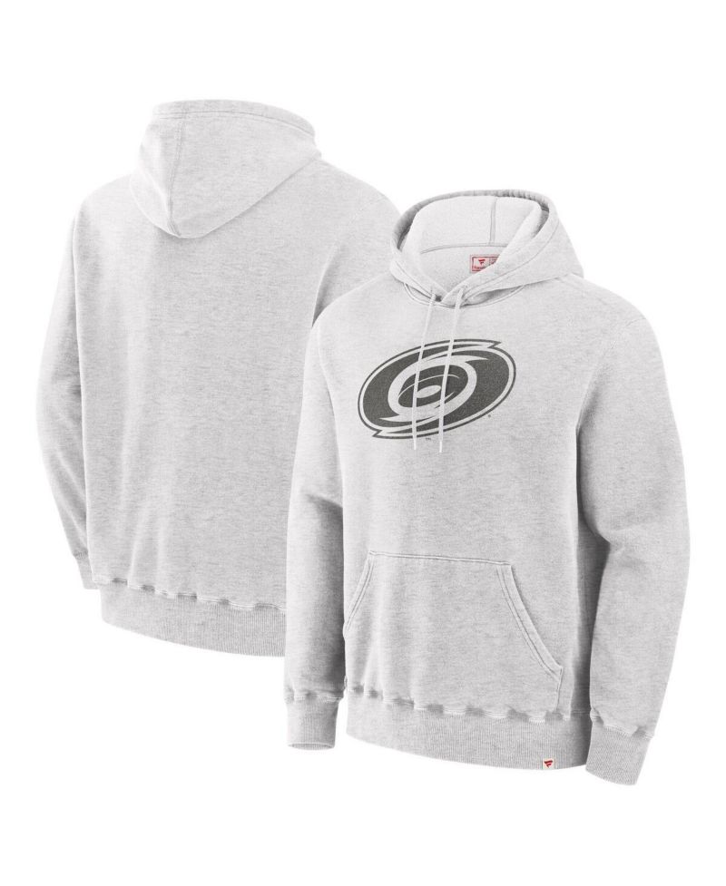 Men's Cream Carolina Hurricanes Made in Canada Pullover Hoodie