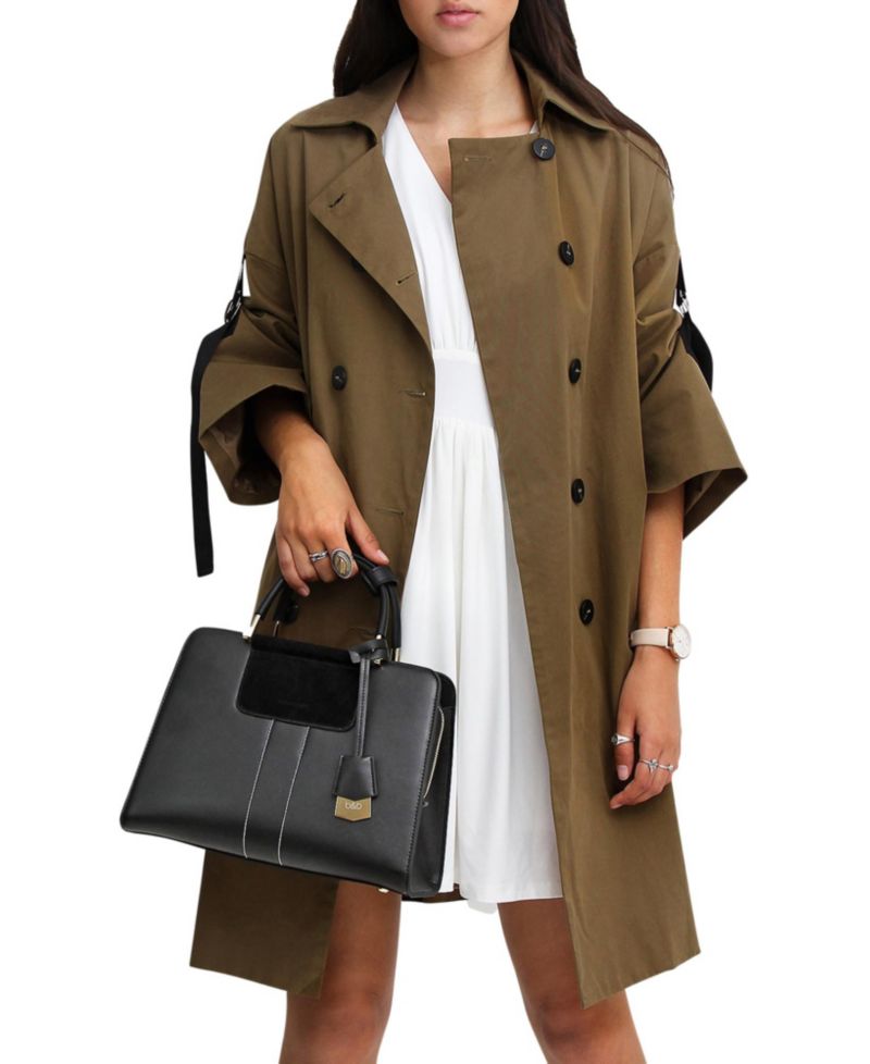 Women's Belle and Bloom Russian Romance Oversized Trench Coat