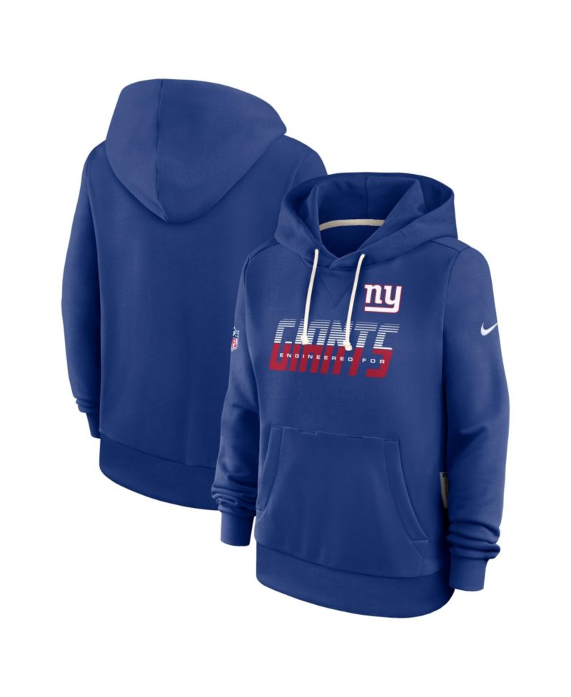 Women's Royal New York Giants Sideline Standard Issue Dri-FIT Hoodie