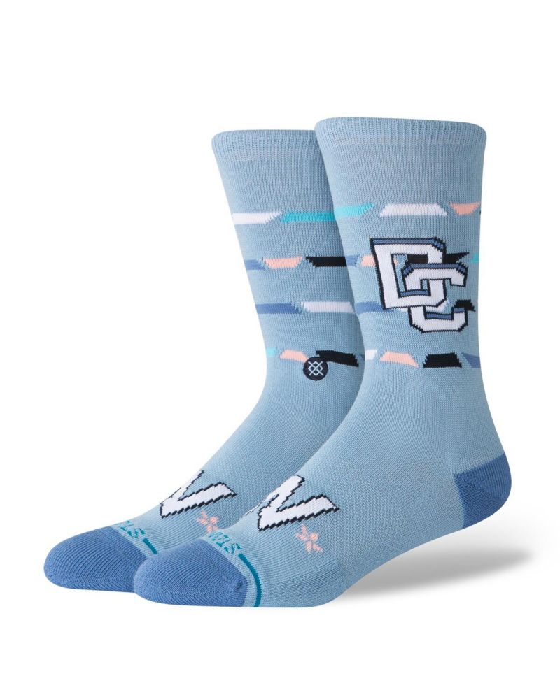 Men's and Women's Light Blue Washington Nationals 2025 City Connect Crew Socks