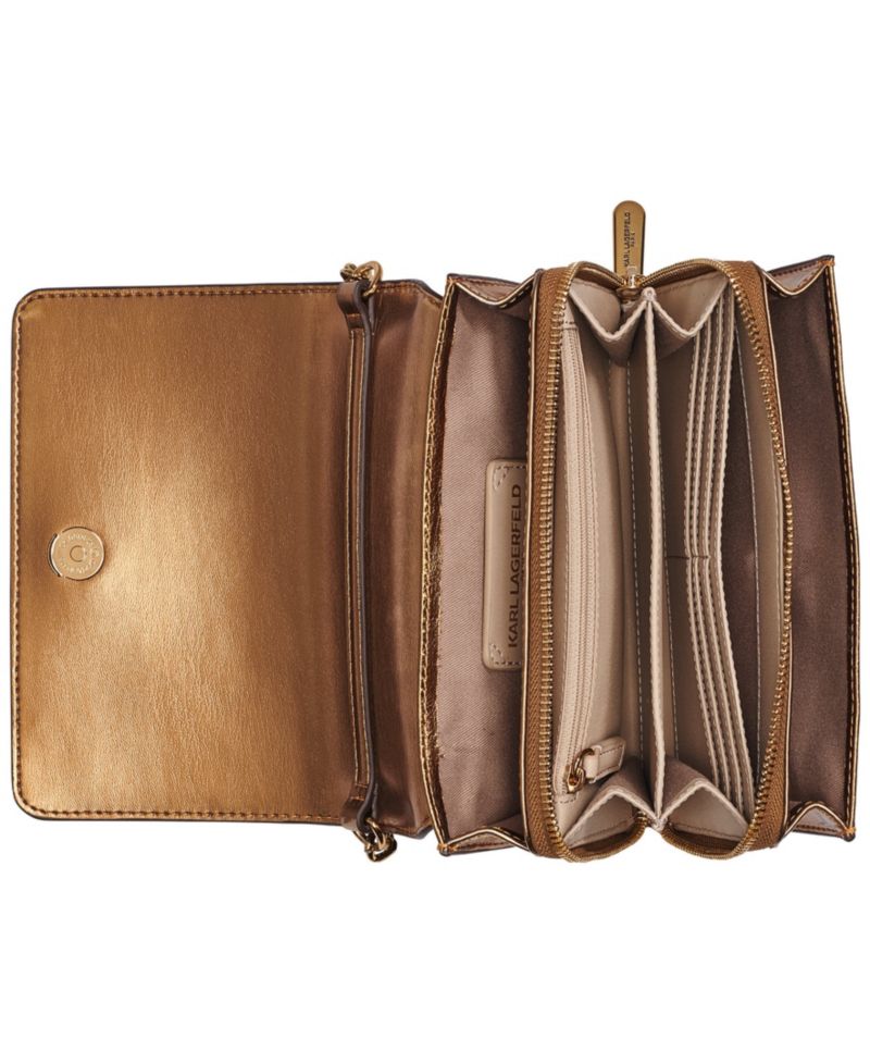 Lourdes Met Chain Detail Crossbody Handbag