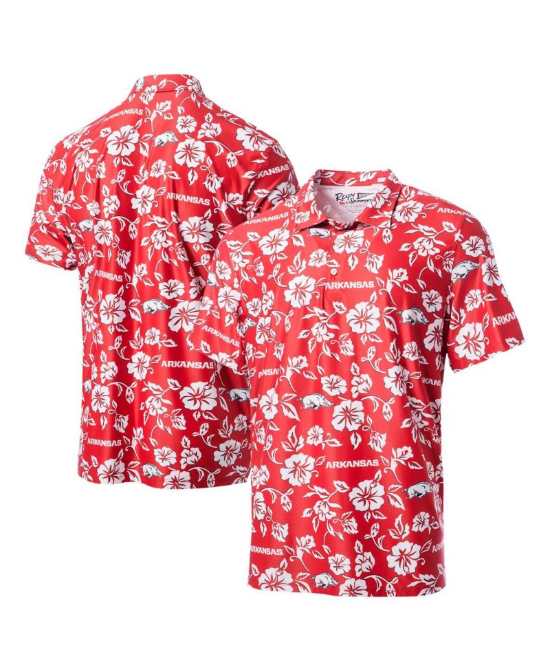 Men's Cardinal Arkansas Razorbacks Performance Polo Shirt