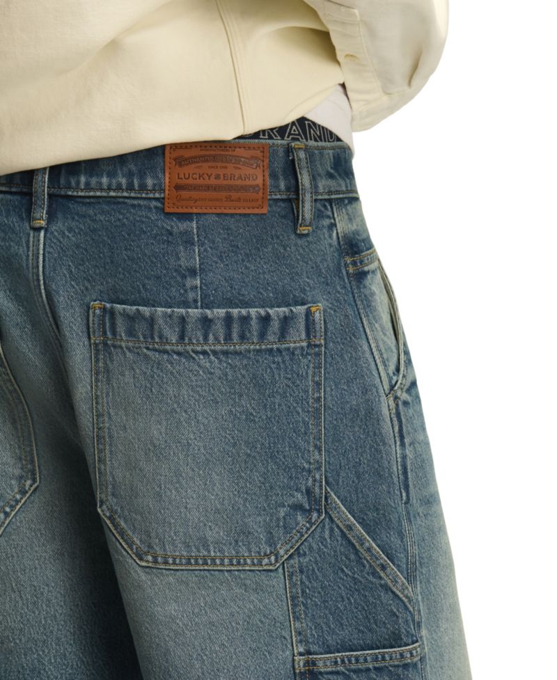 Men's Baggy Carpenter Denim Shorts