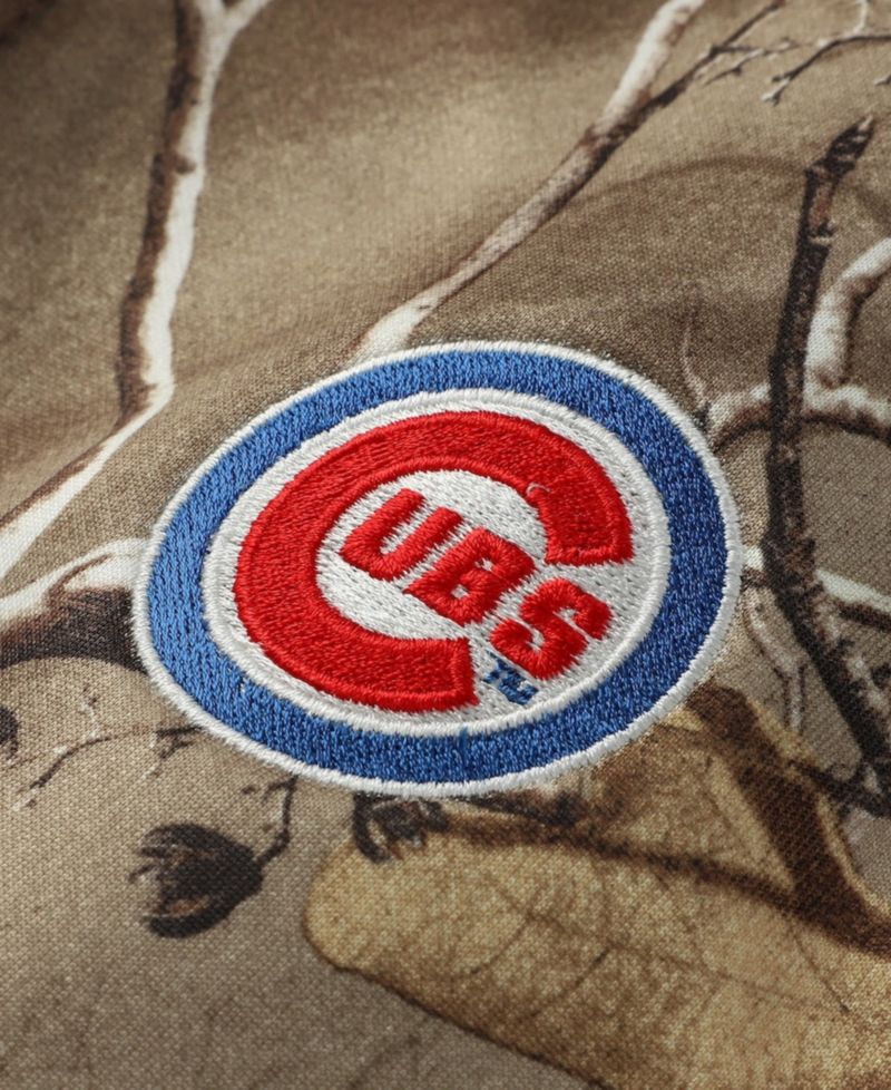 Men's Camo Chicago Cubs Trophy Realtree Full-Zip Hoodie