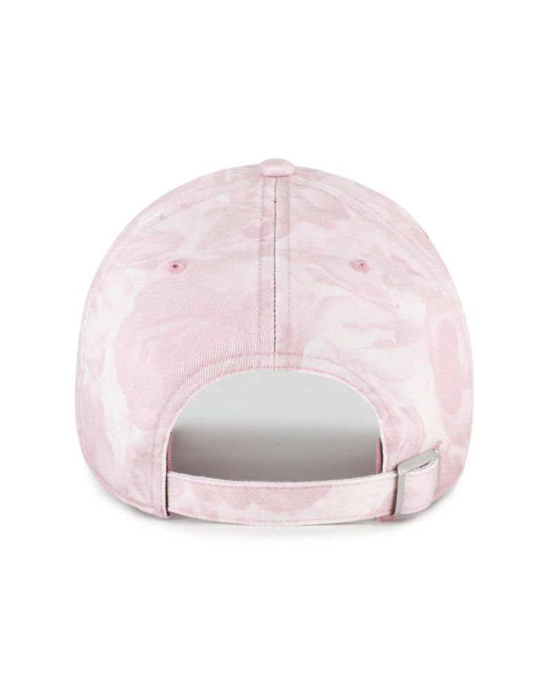 Women's '47 Pink Atlanta Braves Gardenia Clean Up Adjustable Hat