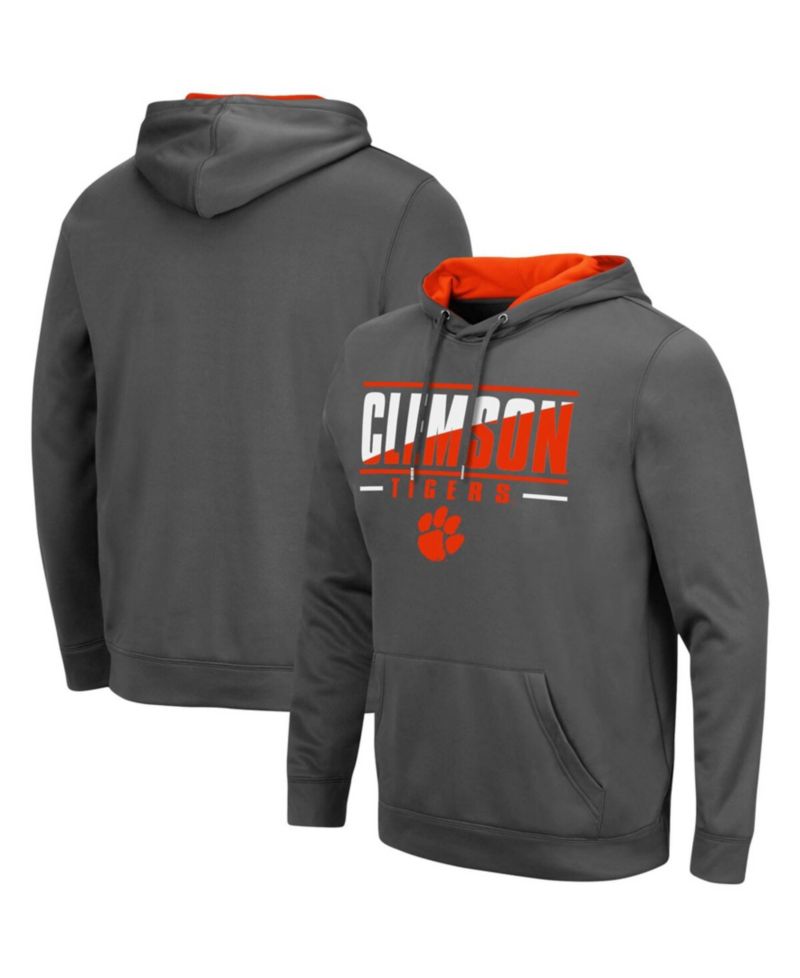 Men's Clemson Tigers Slash Stack 2.0 Pullover Hoodie
