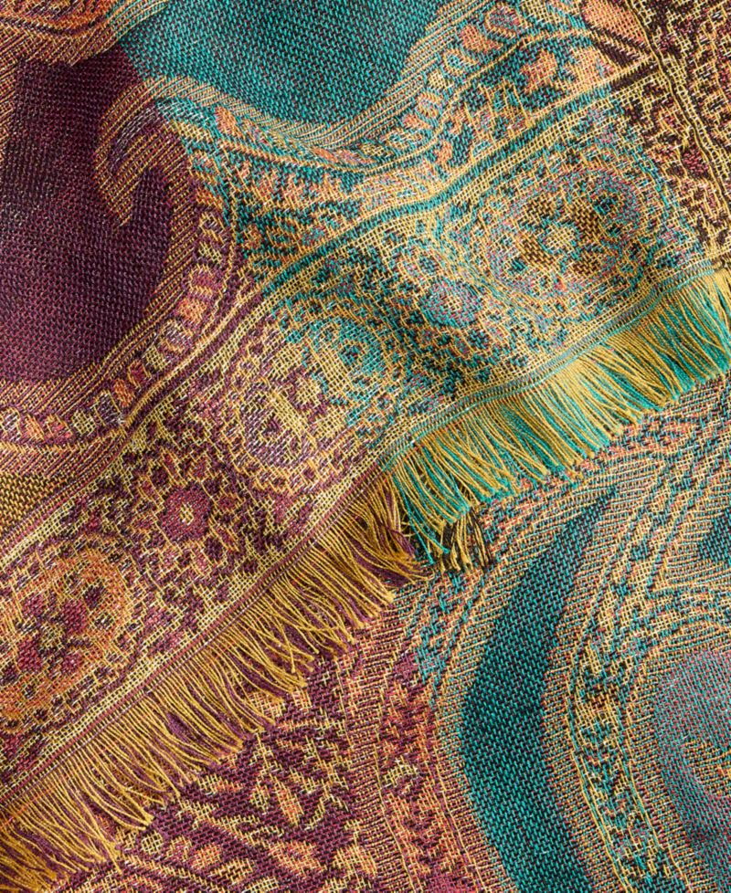 All Over Paisley with Lurex Scarf