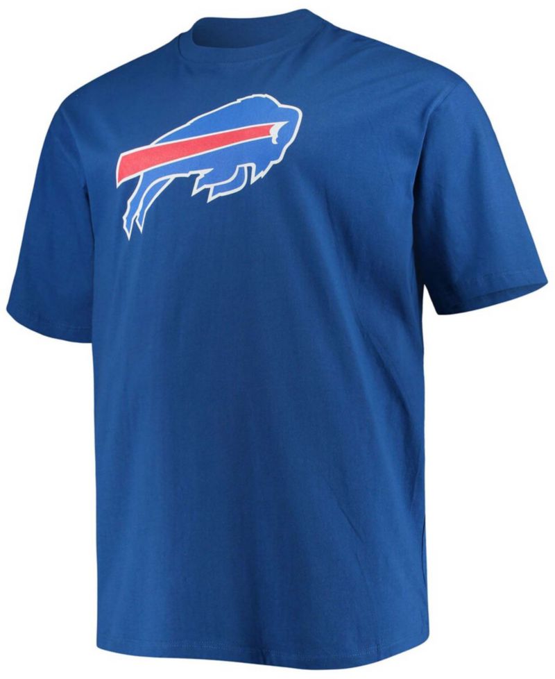 Men's Big and Tall Josh Allen Royal Buffalo Bills Player Name & Number T-shirt