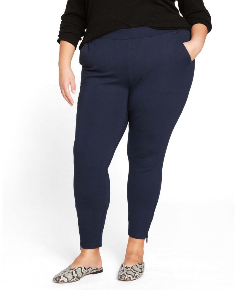 Plus Size Moro Pocket Signature Ponte Pants