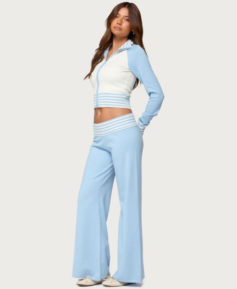 Women's Clarisse Contrast Stripey Cardigan