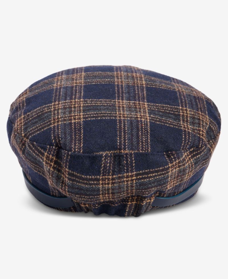 Plaid Horsebit Conductor Cap