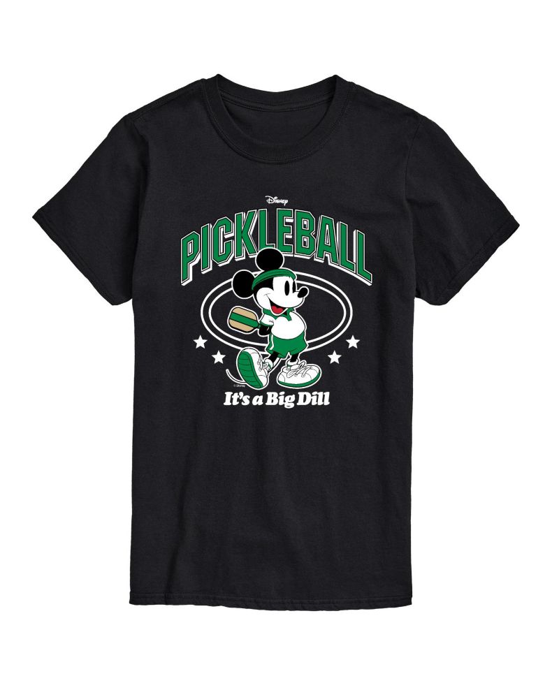 Men's Disney Mickey Pickleball Rules Short Sleeve Tee