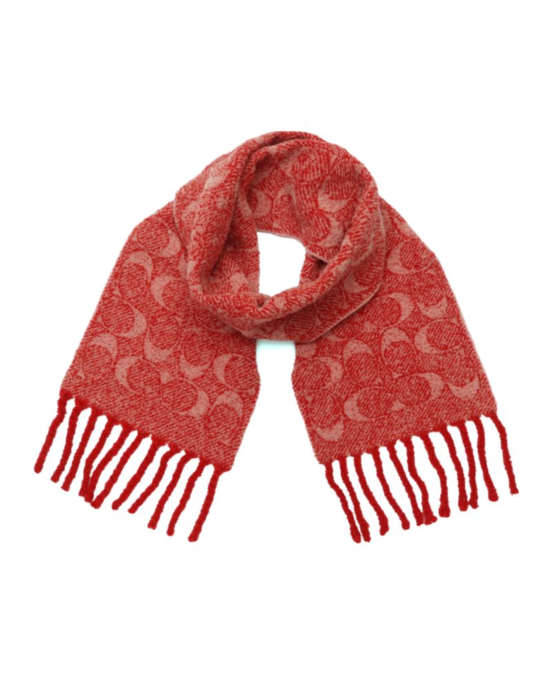 Signature-C Boucle Twill Muffler Scarf