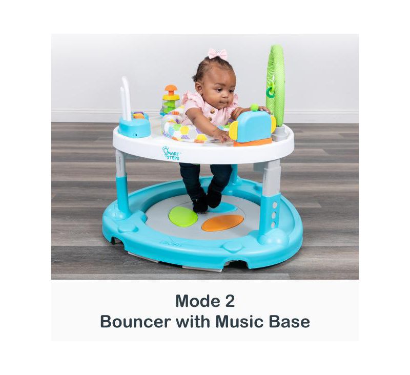 Kids Trend Smart Steps Bounce N Dance 4-in-1 Activity Center Walker - Hexagon Dots