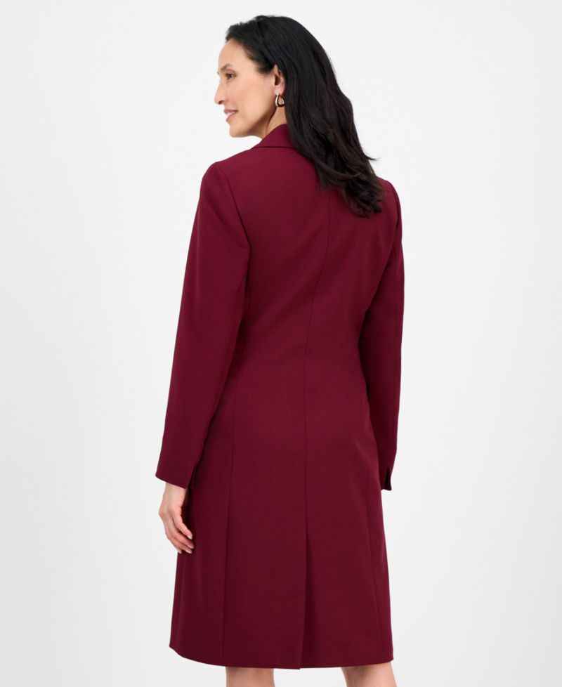 Women's Topper Jacket & Sleeveless 2 Piece Dress Suit, Regular & Petite