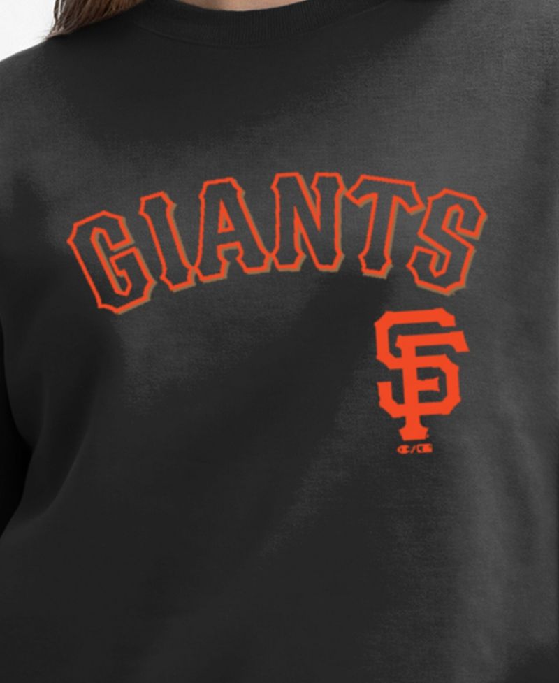 Women's San Francisco Giants All-Star Midweight Screen-Print Graphics Sweatshirt