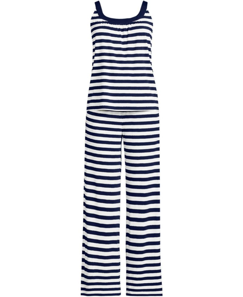 Women's Cooling 2 Piece Pajama Set - Flowy Tank and Pants