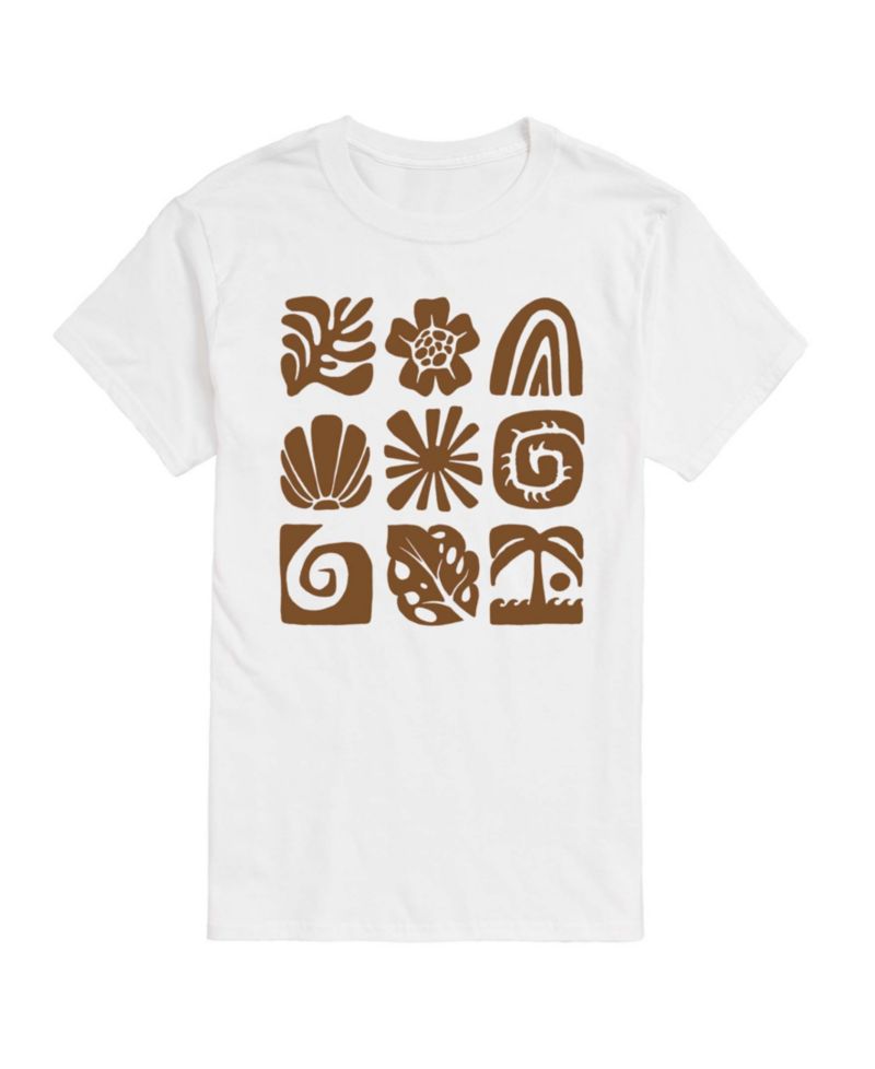 Men's Instant Message Beach Squares Graphic T-Shirt