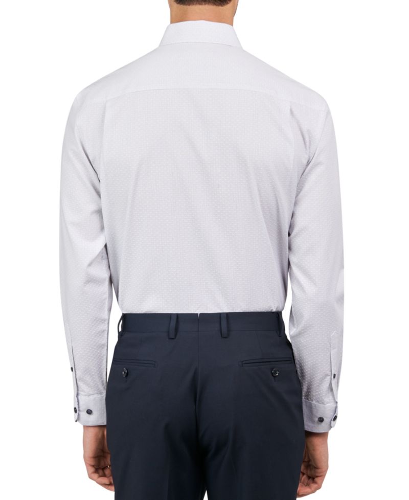 Men's Regular-Fit Fine Stripe Dress Shirt