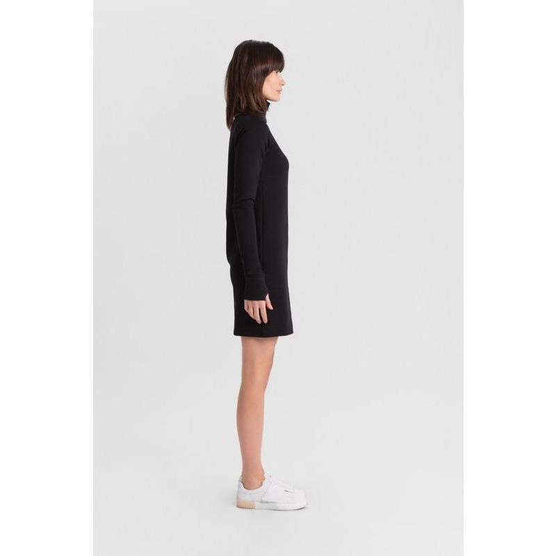 Women's Alani Long-Sleeve Turtleneck Zip Sweatshirt Dress