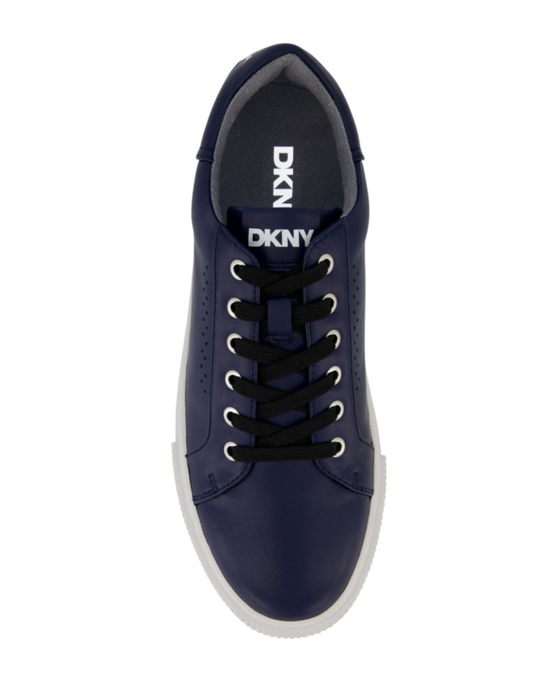 Men's Smooth Leather Sawtooth Sole Sneakers