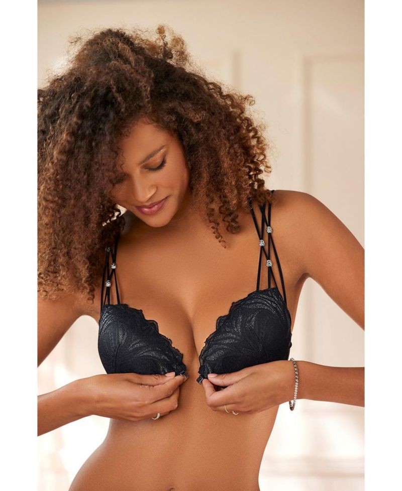Women's Strappy Removable Pads Push-Up Padded Push-Up Bra