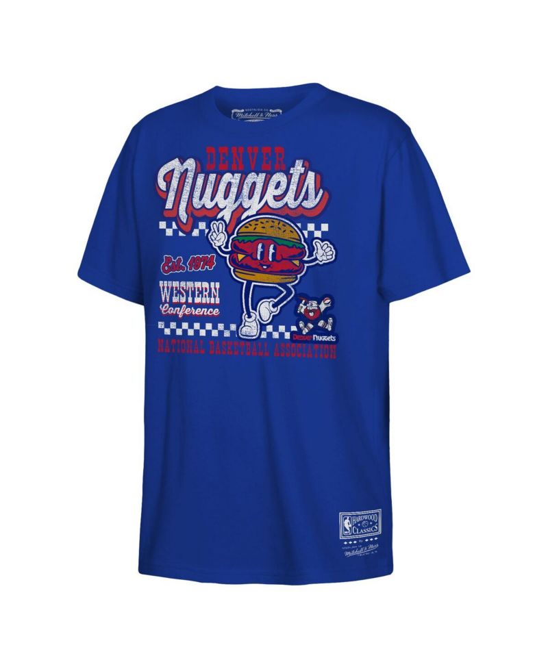 Big Boys and Girls Royal Denver Nuggets Concession Food Character T-Shirt