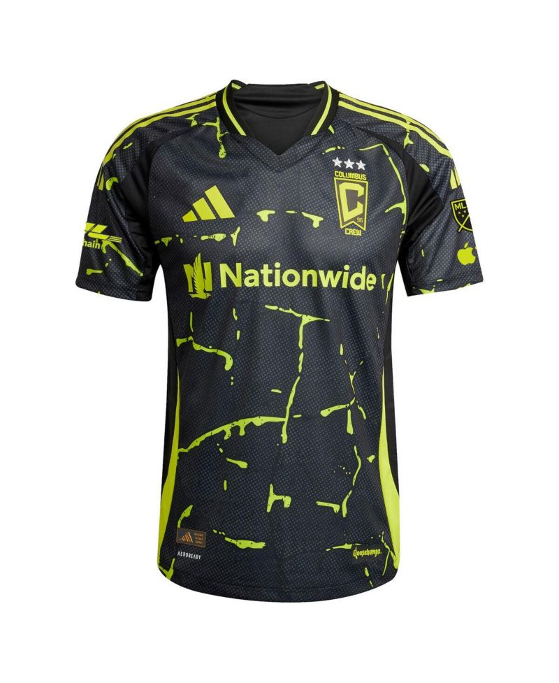 Men's Sean Zawadzki Black Columbus Crew 2025 The Goosebumps Kit Authentic Player Jersey