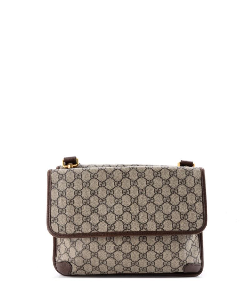 Medium Neo Vintage Flap Messenger GG Coated Canvas