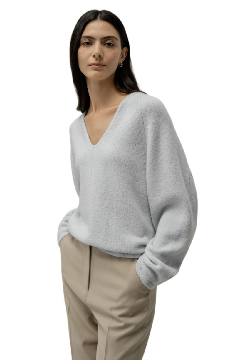 Women's Boucle Knit Silk-Cashmere Sweater
