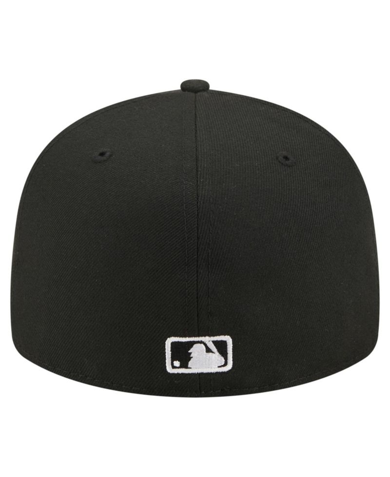 Men's Black Detroit Tigers Americana Bald Eagle Pre-Curved 59FIFTY Fitted Hat