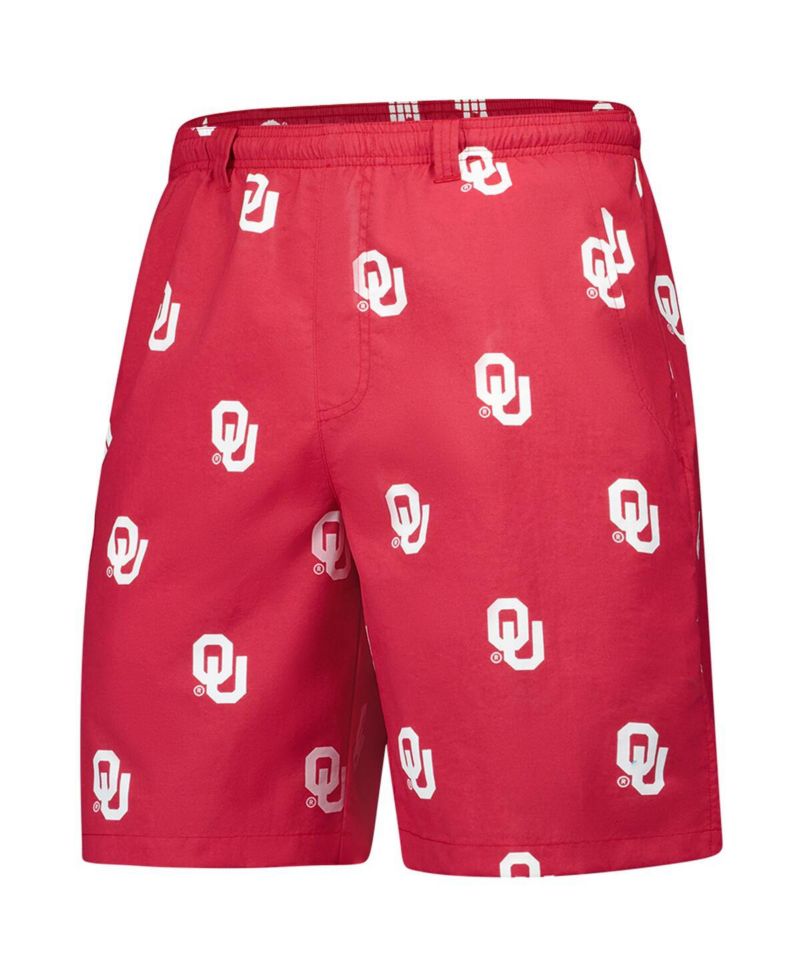 Men's Crimson Oklahoma Sooners PFG Backcast III Omni-Shade Shorts