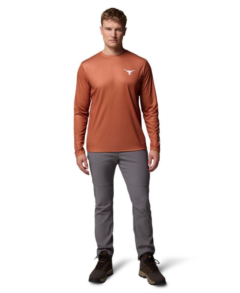 Men's Texas Orange Texas Longhorns PHG Terminal Shot 3-Hit Long Sleeve T-Shirt