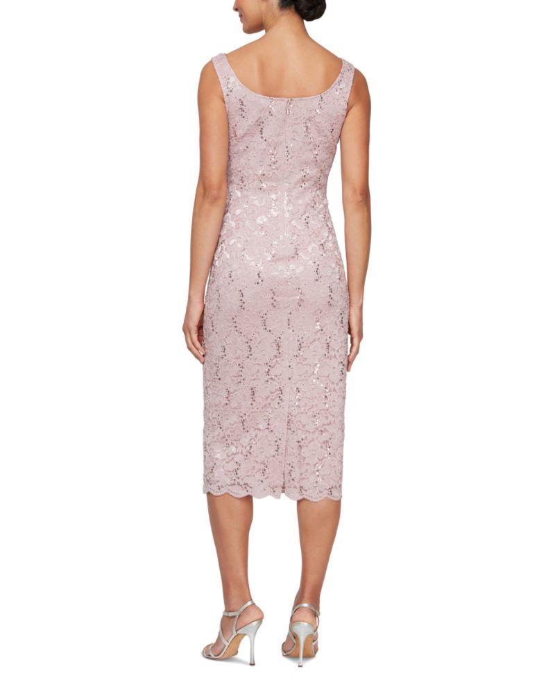 Women's 2-Pc. Lace Jacket & Midi Dress Set