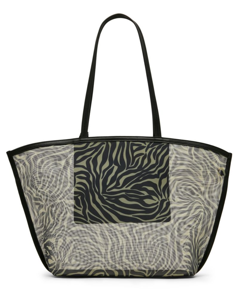 Printed Medium Tote Handbag