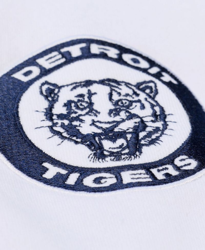 Men's White Detroit Tigers Arctic Fleece Sweatshirt