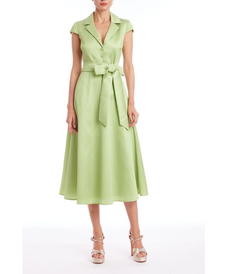 Women's Cap Sleeve Shirt Dress