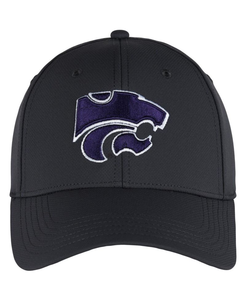 Men's Graphite Kansas State Wildcats Stratus Aerosphere Adjustable Hat
