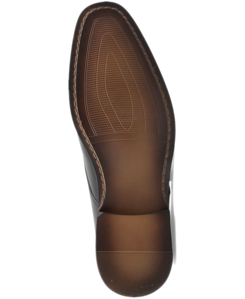 Men's Genuine Leather Monk-Strap Dress Shoes
