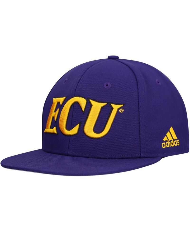 Men's Purple ECU Pirates on Field Fitted Hat