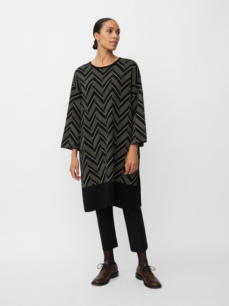 Women's MaNuska3/4 Sleeve Loose Fit Midi Dress