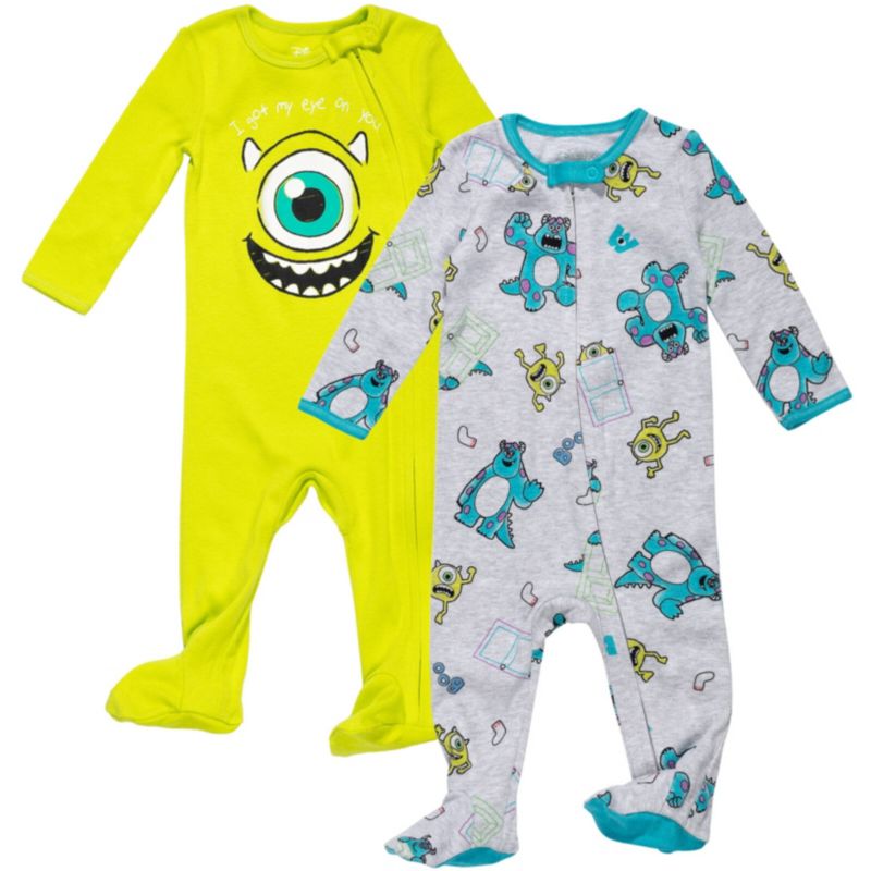 Baby Boys Disney Winnie the Pooh Lion King Pixar Toy Story 2 Pack Sleep N' Play Coveralls Newborn to