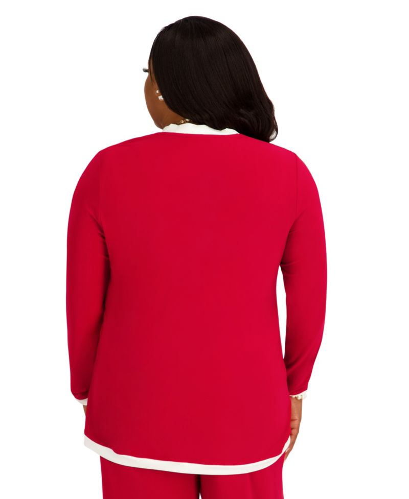 Women's V-Neck Button-Front Cardigan