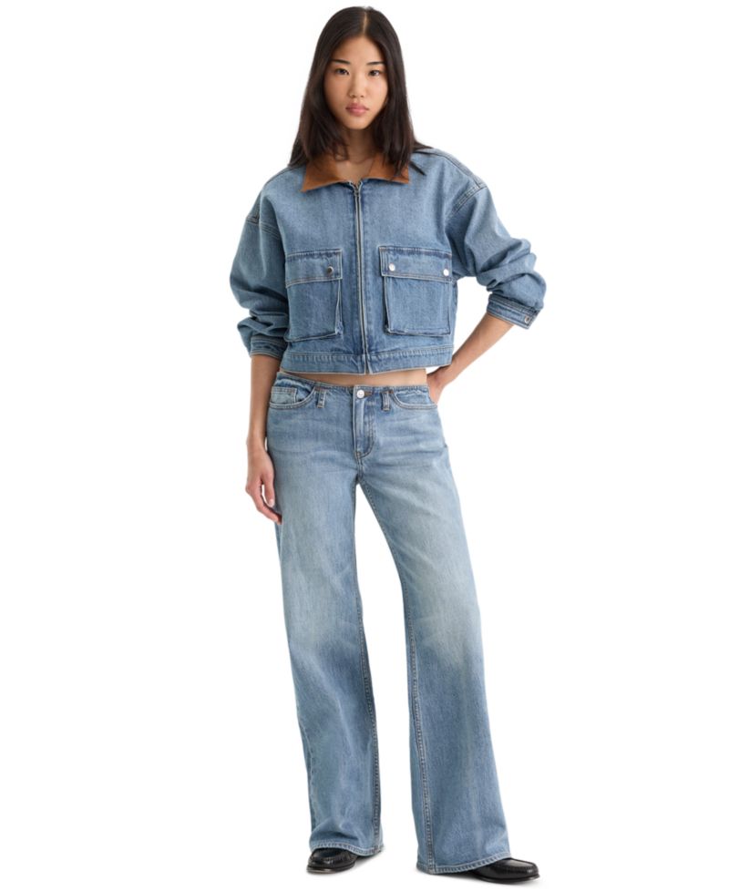 Women's Ghost Waist Low Loose Jeans